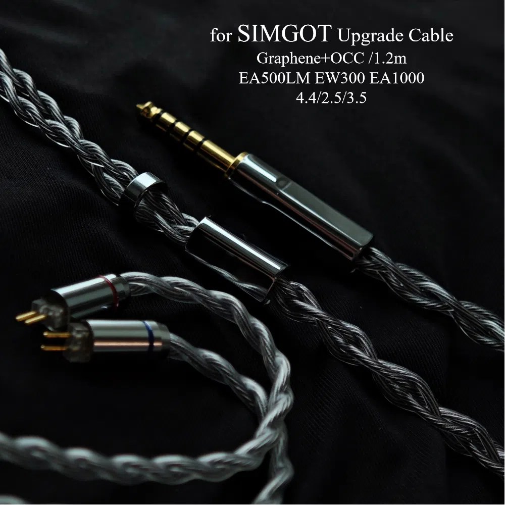 SIMGOT EA500LM EW300 EA1000 그래핀 업그레이드 케이블 4mm 밸런스드 76,800원