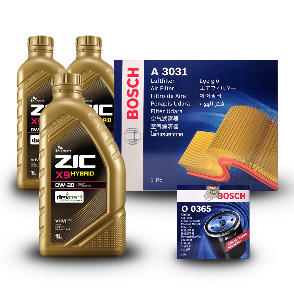 쏘나타 하이브리드 (DN8) 2.0 가솔린 엔진오일세트 ZIC X9 HYBRID 0W20 61,600원