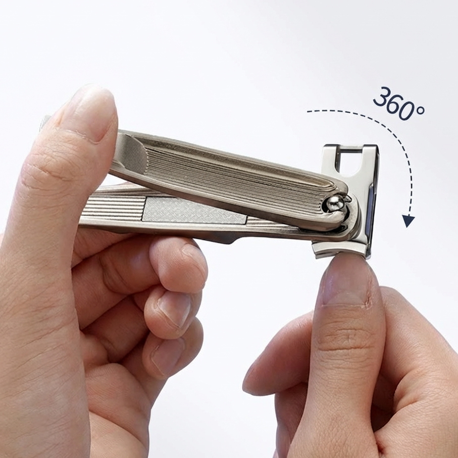 나너마켓 360도 각도 조절 손톱깎이, 1개, 실버 11,900원