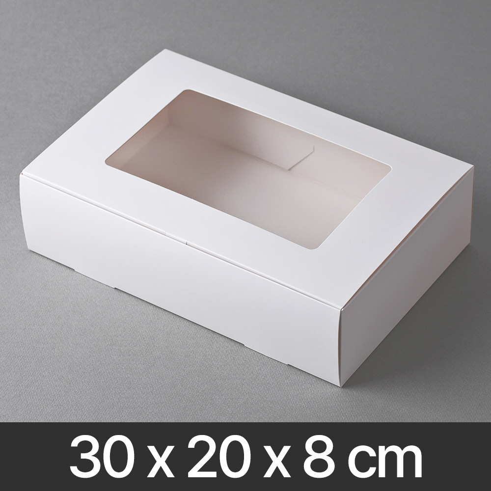 투명창 큰 선물상자 원터치 접이식 낱장판매 포장 선물박스, 1개, 화이트 2,500원