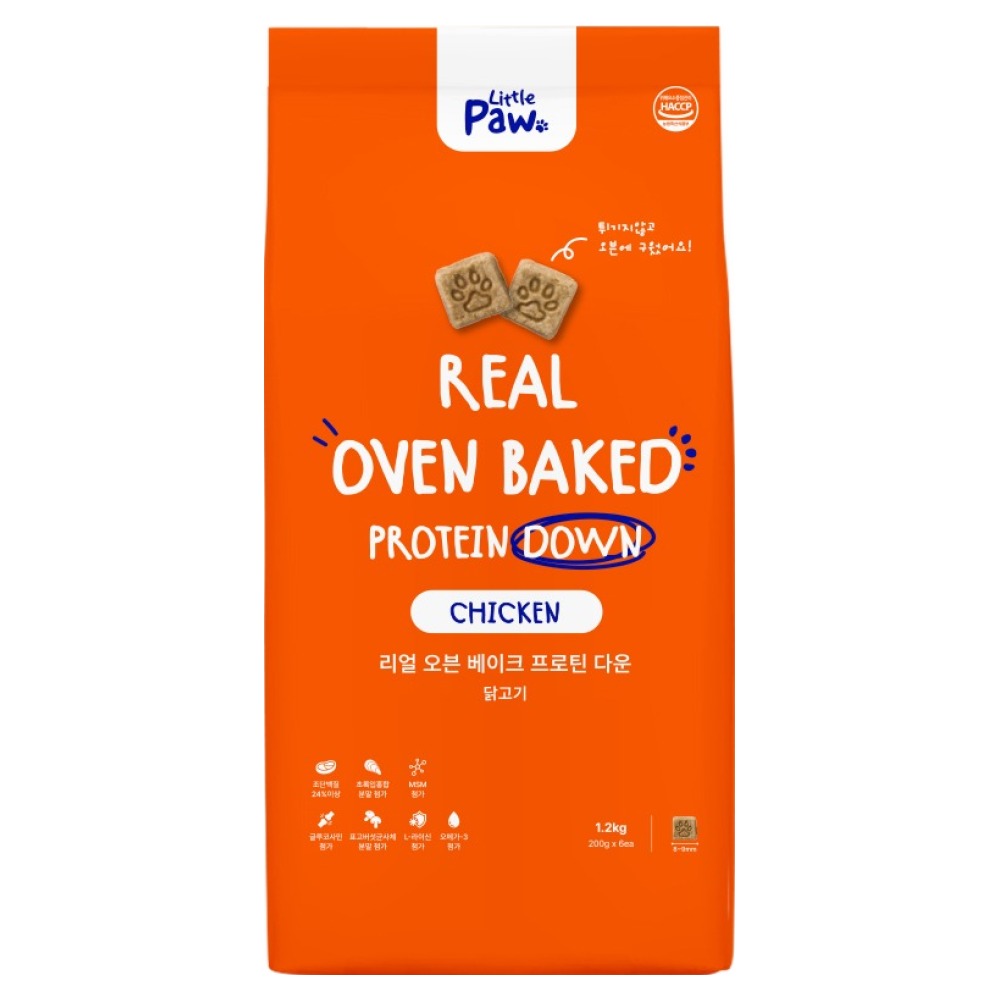 리틀포우 리얼 오븐베이크 프로틴다운 치킨, 1개, 1.2kg, 닭 19,800원