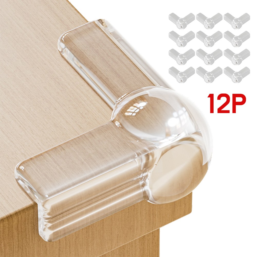 도톰한 강력접착 둥근 코너 모서리 보호대 12p 6,120원