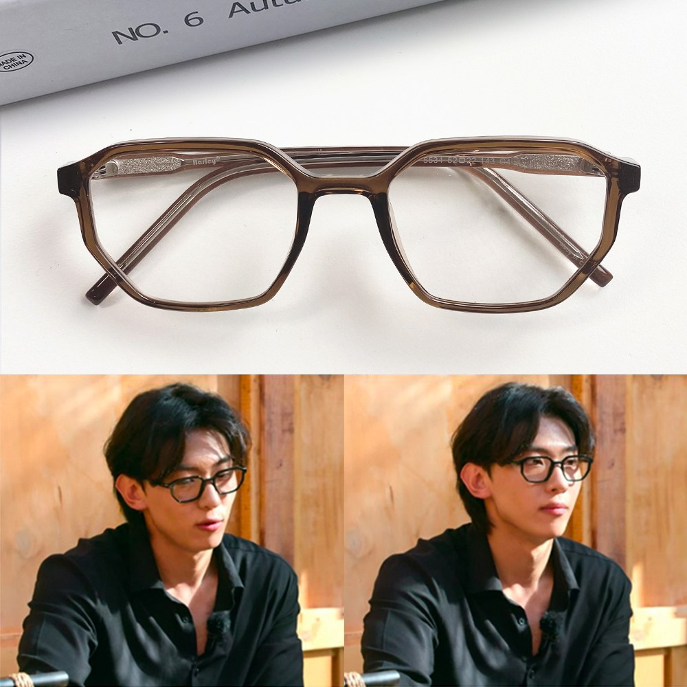 솔로지옥2 덱스 다각형 검정 남자 뿔테 안경 19,900원