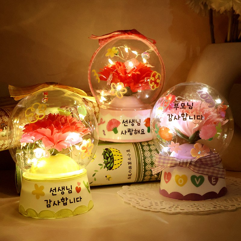 LED 카네이션 스노우볼 5set, 1개, 단품 20,000원