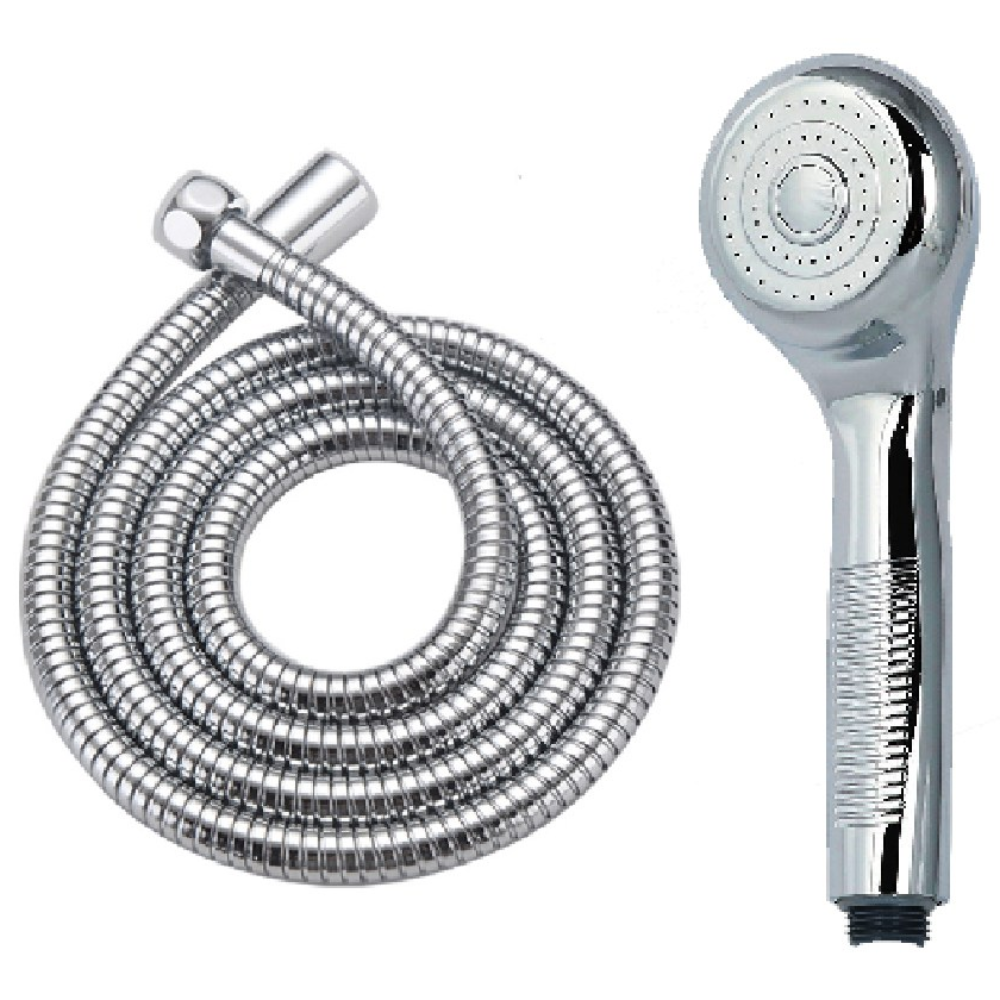샤워기 헤드 2미터 메탈호스 세트 수압상승, 크롬색, 1세트 15,000원