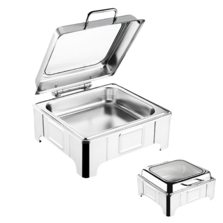 리애노 고급 차핑디쉬 뷔페 반찬 보온 워머기 호텔 웨딩홀 전기 음식 푸드워머 스텐 정사각형 84,600원