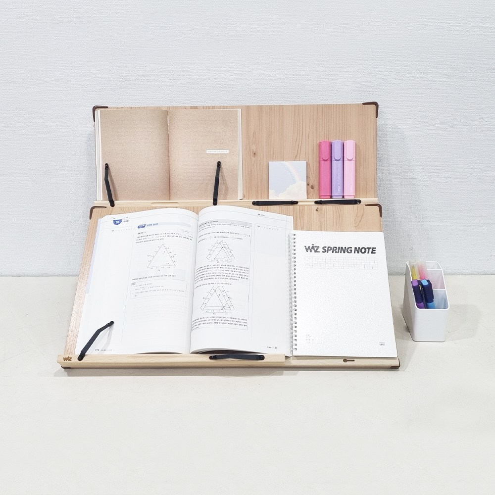 이앤위즈 2단독서대 루미60 필기겸용 책거치대 60M2 각도조절 독서대 37,900원