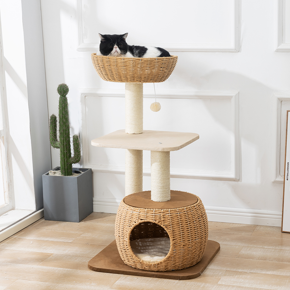 칠시 고양이 바스켓 핸드메이드 캣타워 98,000원