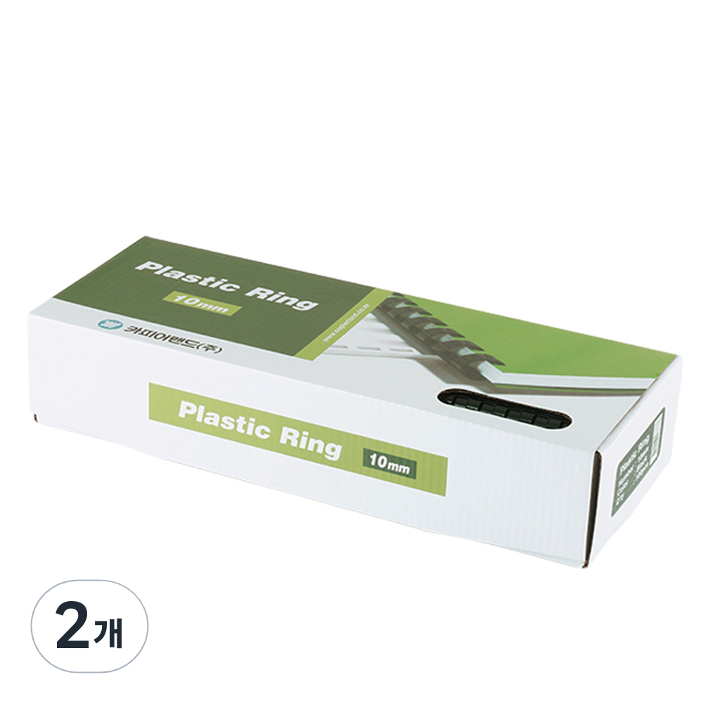 카피어랜드 21홀 플라스틱링 100개입, 10mm, 흰색, 2개 9,560원