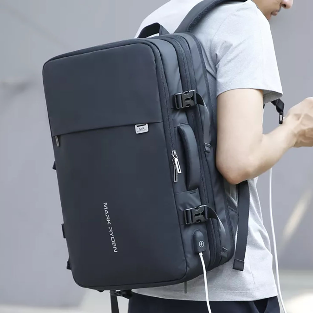 마크라이든 확장형 여행용백팩 17인치 노트북백팩 직장인용 비즈니스용, 현재가 56,000원
