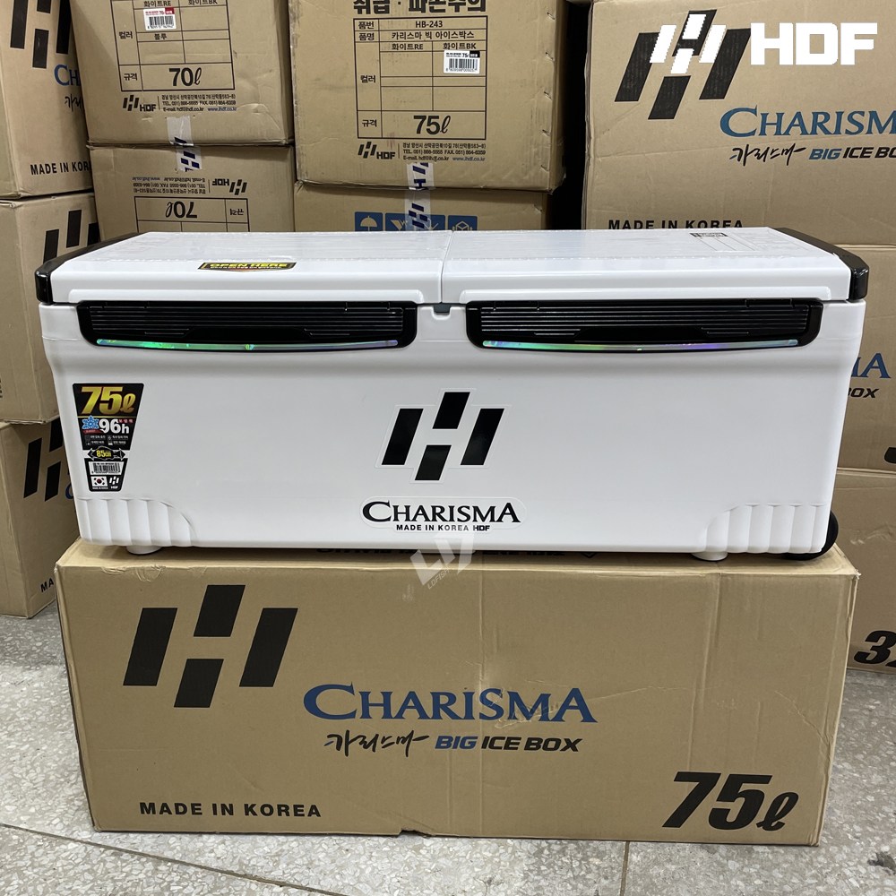 해동 카리스마 아이스박스 75L 75리터 바퀴형 캐리어 갈치 쿨러 대용량 대장쿨러 HB-243 330,000원
