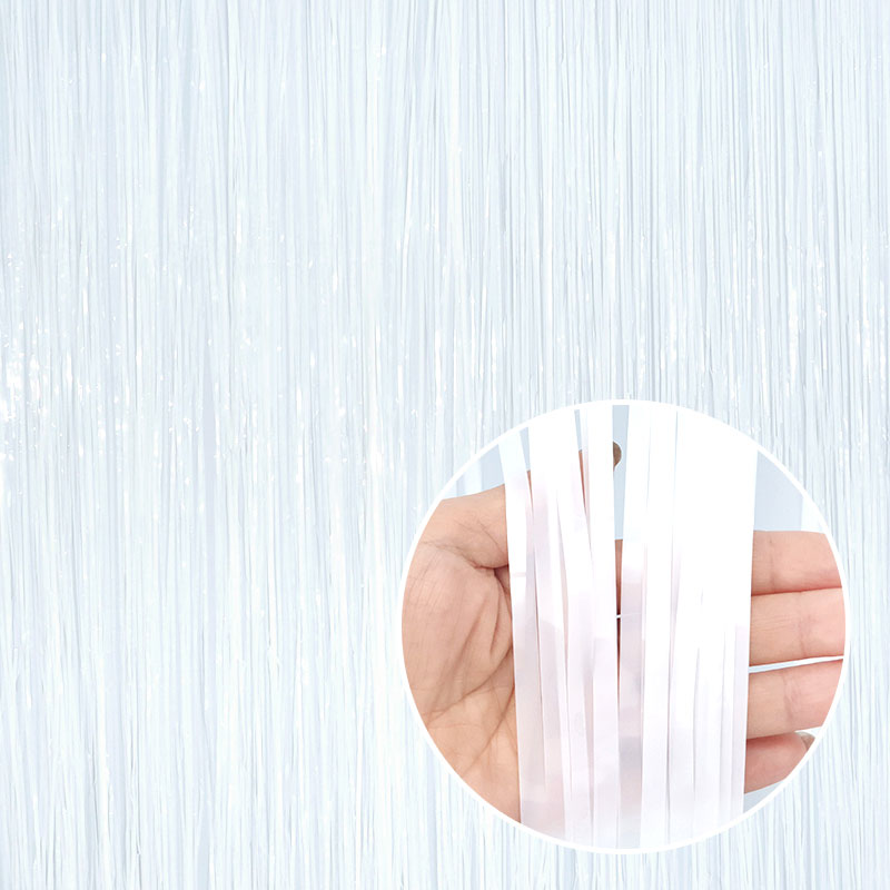 파티팡 은박 수술 파티커튼 파티장식 5개, 화이트 8,800원