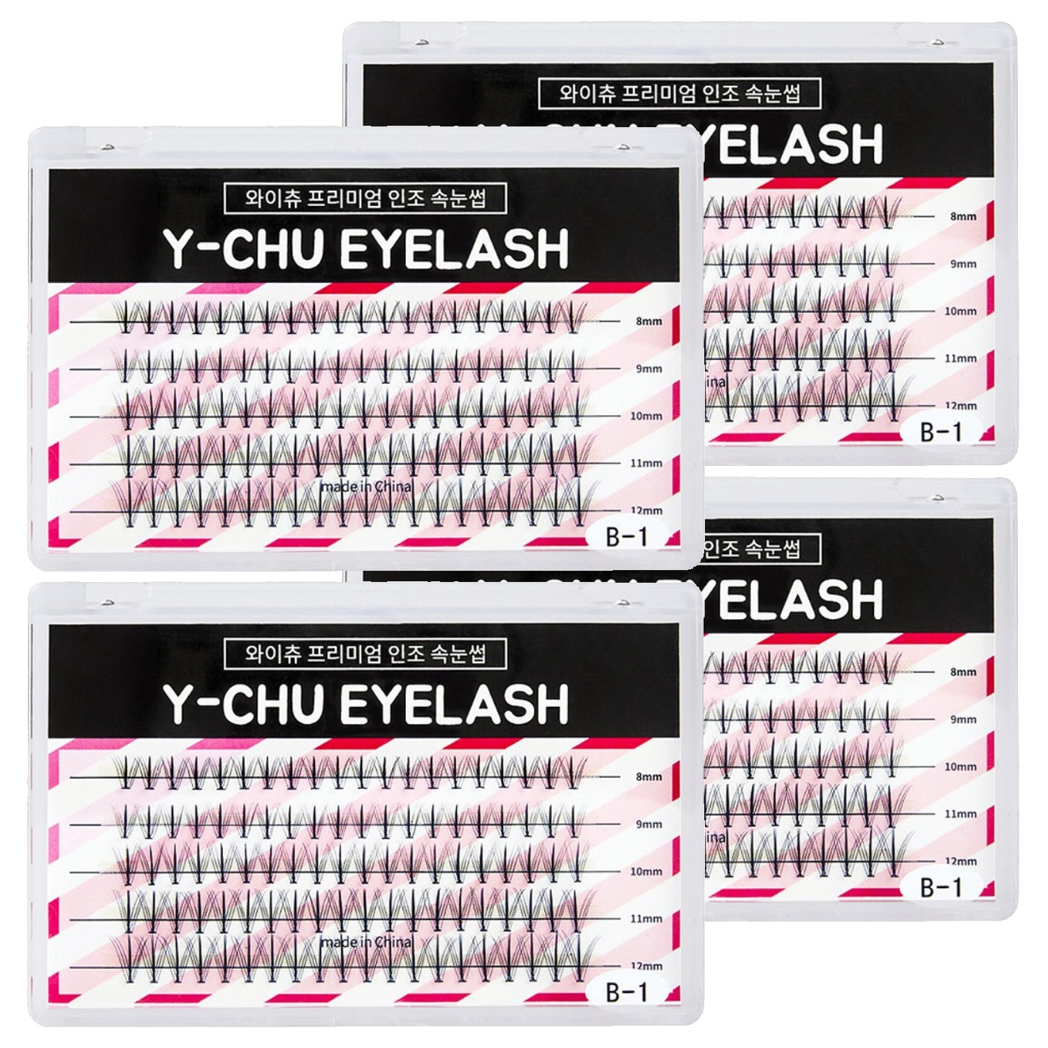 와이츄 프리미엄 가닥 부분속눈썹 11mm B-1-5 30,600원