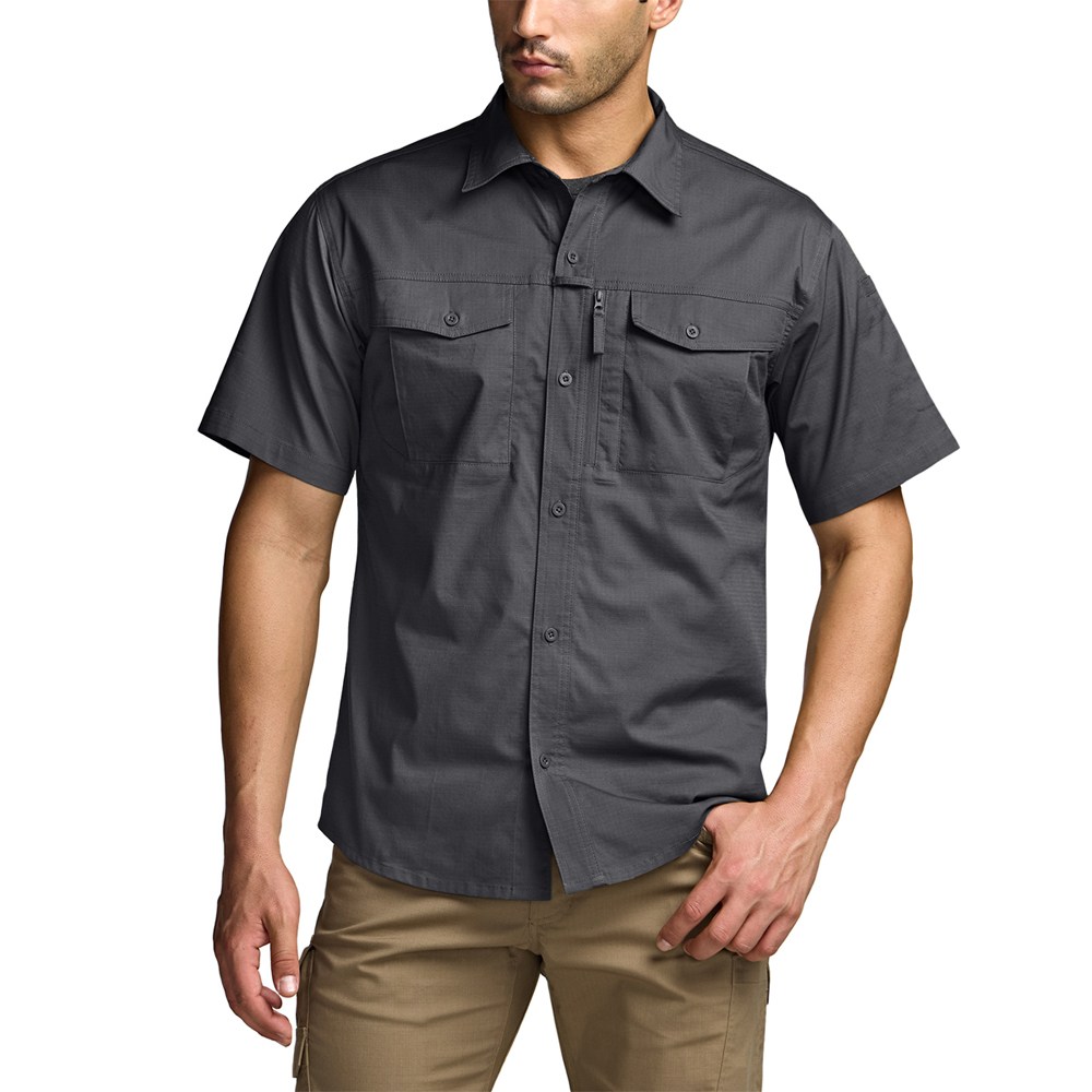 CQR 택티컬 아웃도어 포켓 반팔 남성셔츠 작업복 기능성 셔츠 31,160원