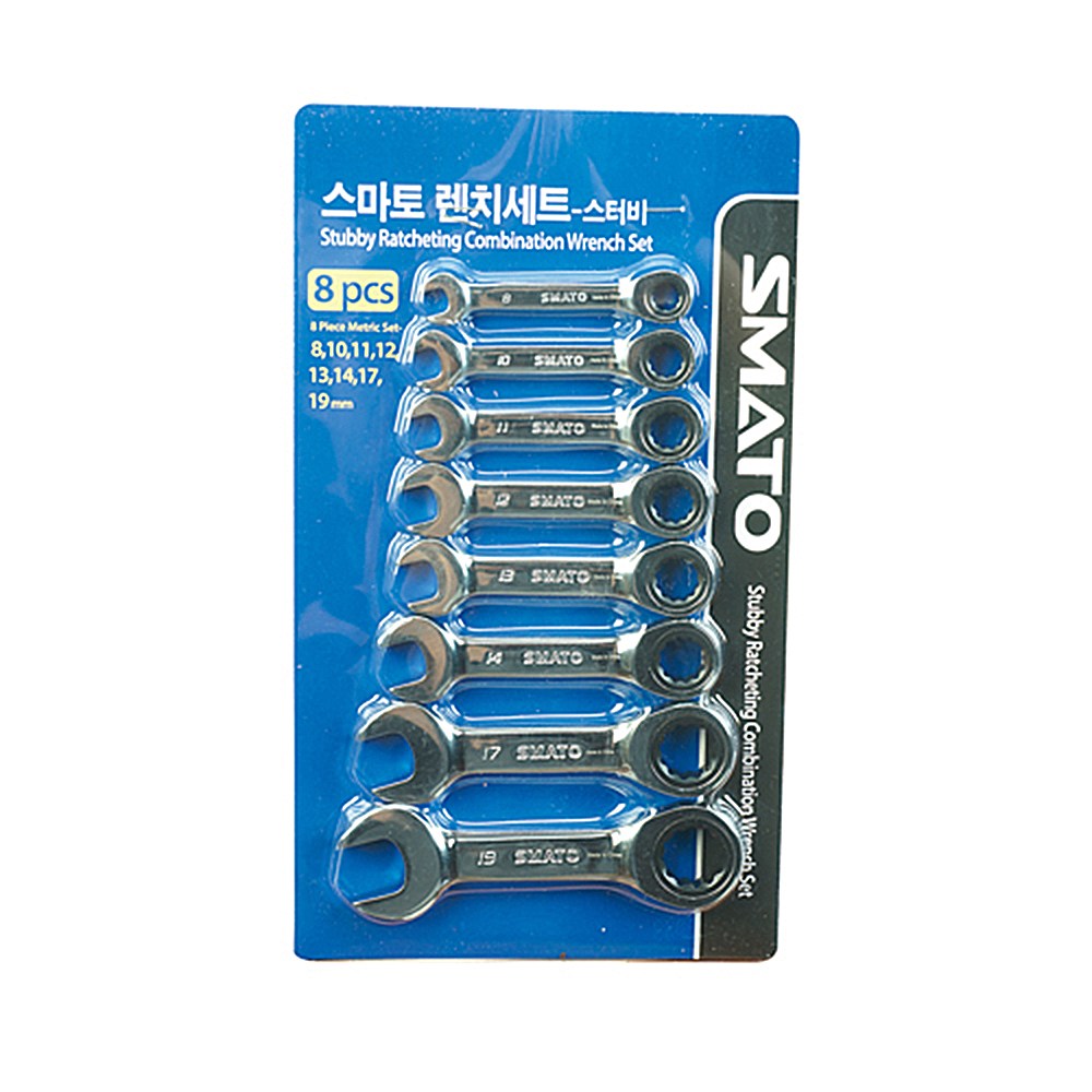스마토 렌치 라쳇콤비렌치세트 스터비 8PCS 28,000원