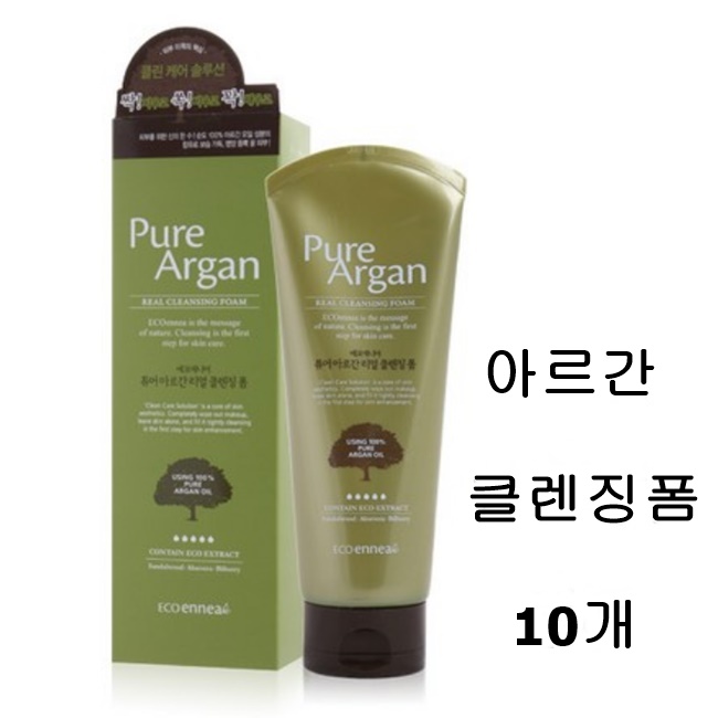 웰코스) 과일나라 에코에니어 퓨어 아르간 리얼 클렌징폼, 10개, 180g 37,700원