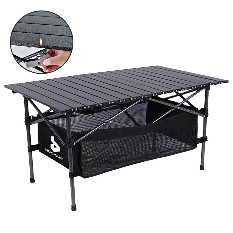 Bonjour 아웃도어 접이식 캠핑 테이블 휴대용 캠핑 경량 테이블 내모마성 스프레이 기술 20,900원