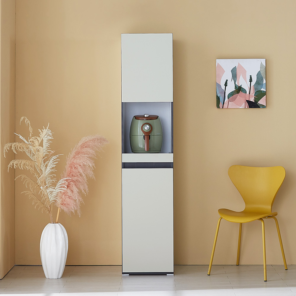 미자크 리버스 밥솥틈새수납장 1853 / 비스포크 주방수납장 부엌 수납장 속깊은 키큰 장 냉장고 옆 250 300 350 400 169,900원