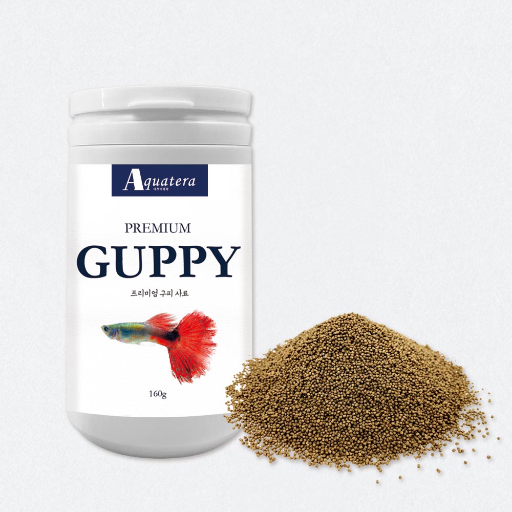아쿠아테라 프리미엄 고단백 구피 사료 160g(300ml), 160g, 1개 3,800원