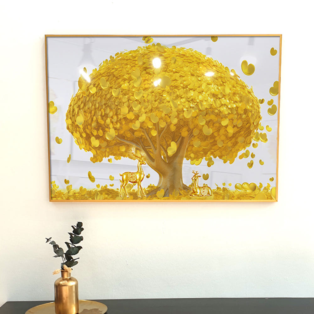 앙리아트 걸어두면 복을 가져다 주는 신비한 황금나무 풍수 액자 거실 인테리어 소품 78,900원