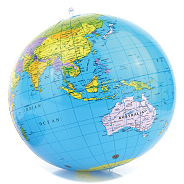 지구본 풍선 28cm 에어볼 비치볼 동해 독도 영문표기 2,500원