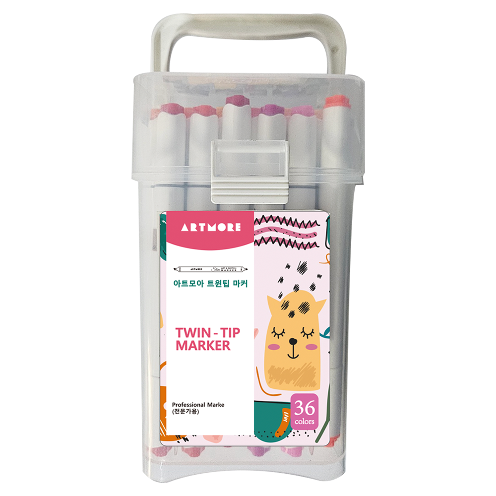 아트모아 알콜유성 트윈팁 마커펜 전문가용 세트 7,890원