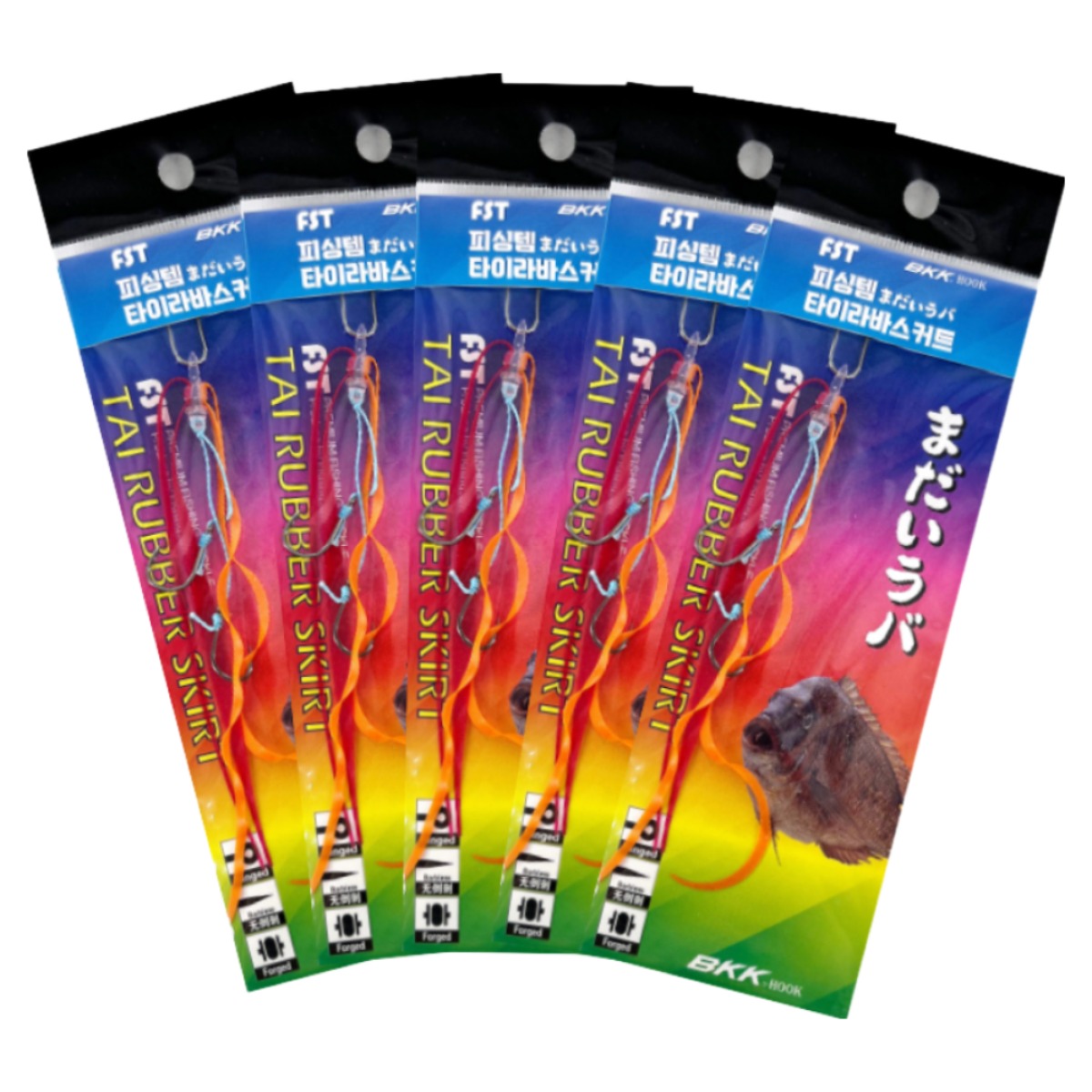 FST 돔킹 참돔 타이라바 스커트 자작채비 낚시 바늘 채비 스커트훅 유동식 5개입, D9진핑크&오렌지 컬 9,200원