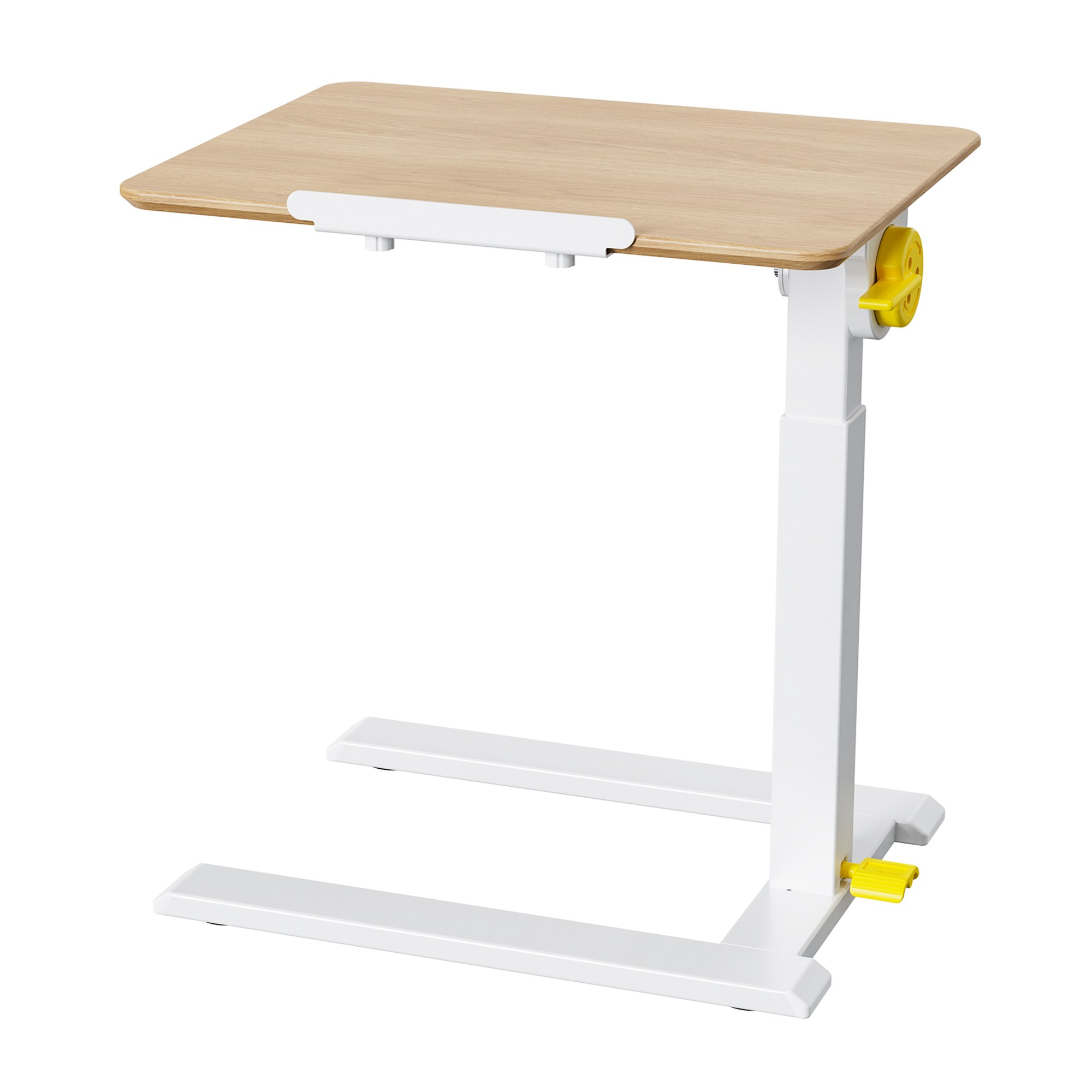 ETHU 사이드 테이블 유압식 높낮이 각도조절가능 스탠딩 테이블 보조책상, 원목색 151,000원