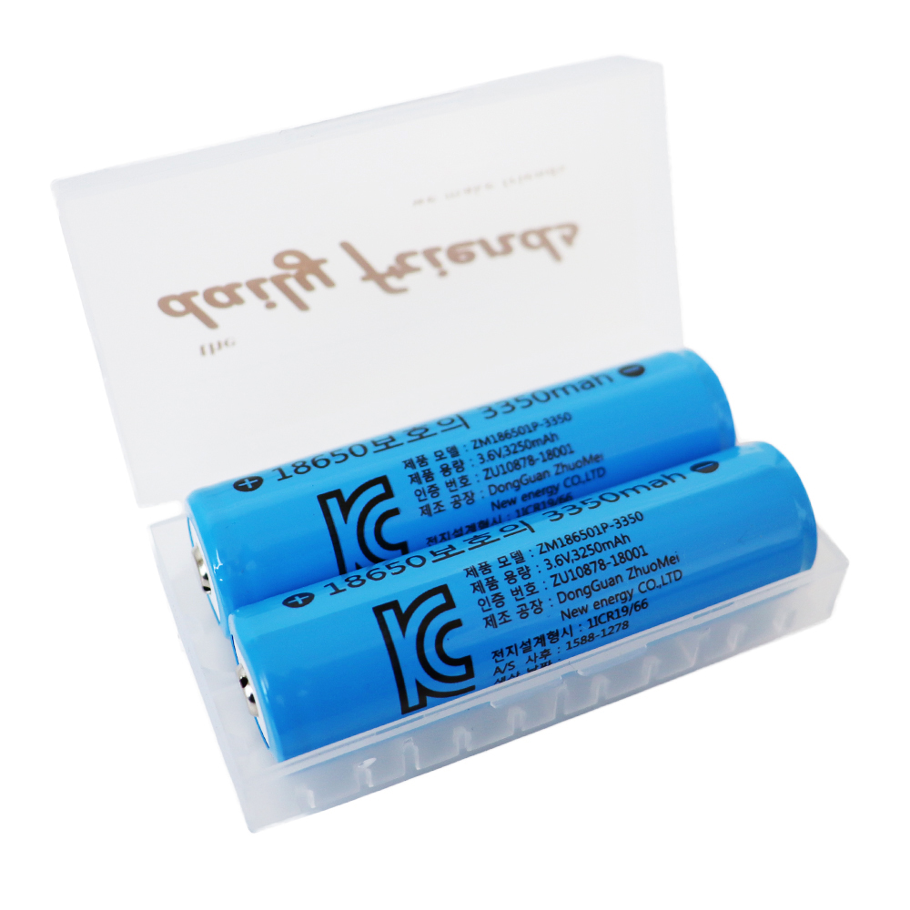 데일리프렌즈 18650 충전식 리튬이온 3350mAh 배터리, 2개입, 1개 10,900원