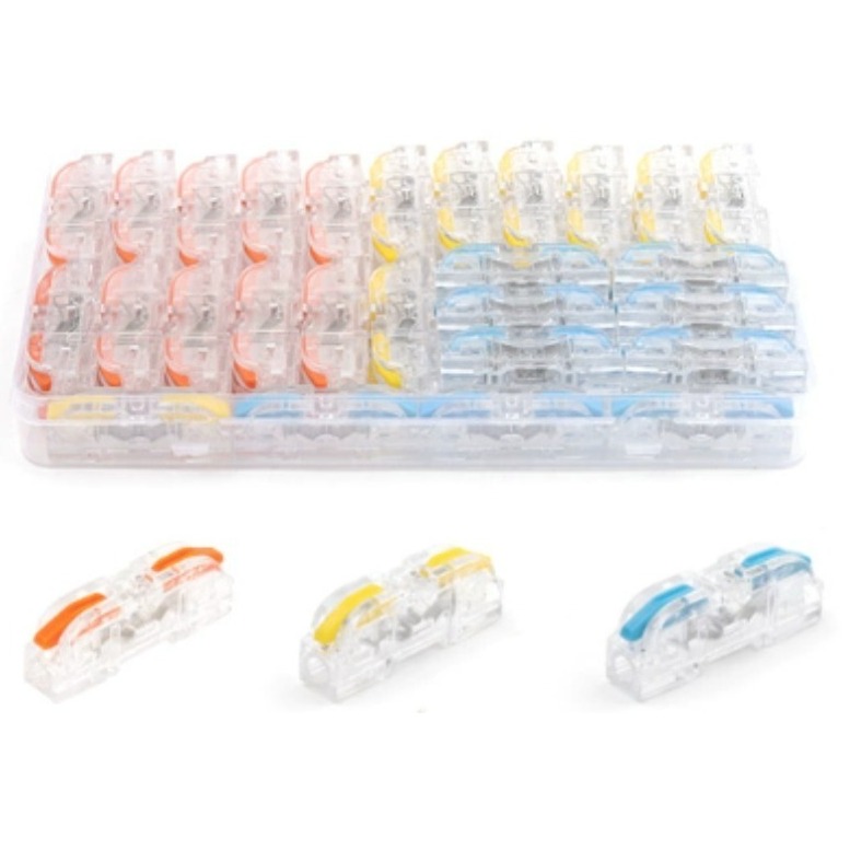 오토크루 모듈형 무탈피 전선 확장 연결 커넥터 스카치락 50p 세트, 1세트 18,570원