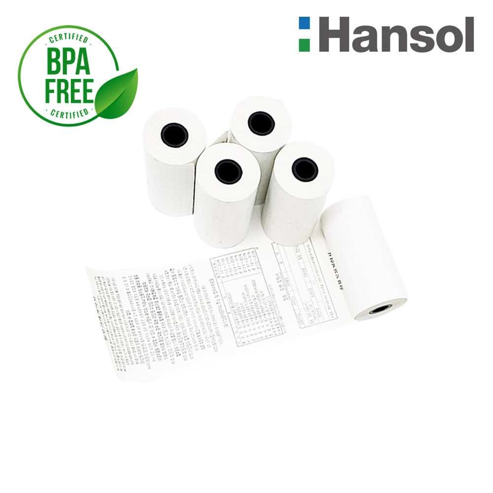 바이메리 한솔제지 57X30 무지 약관 포스용지 감열지 2인치 포스용수증종이 PDA 휴대용 무선 단말기 타코메타 신용카드용지 BPA/BPS FREE/groce 19,000원