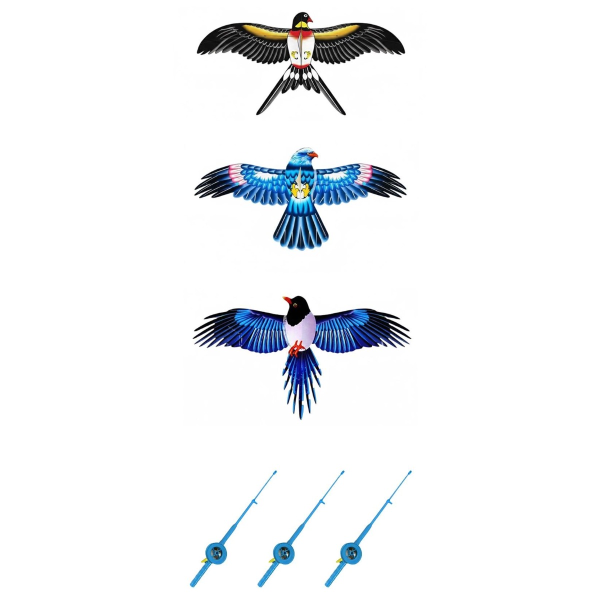 디심플 낚시연 낚시대 연날리기 3종 세트 7,000원