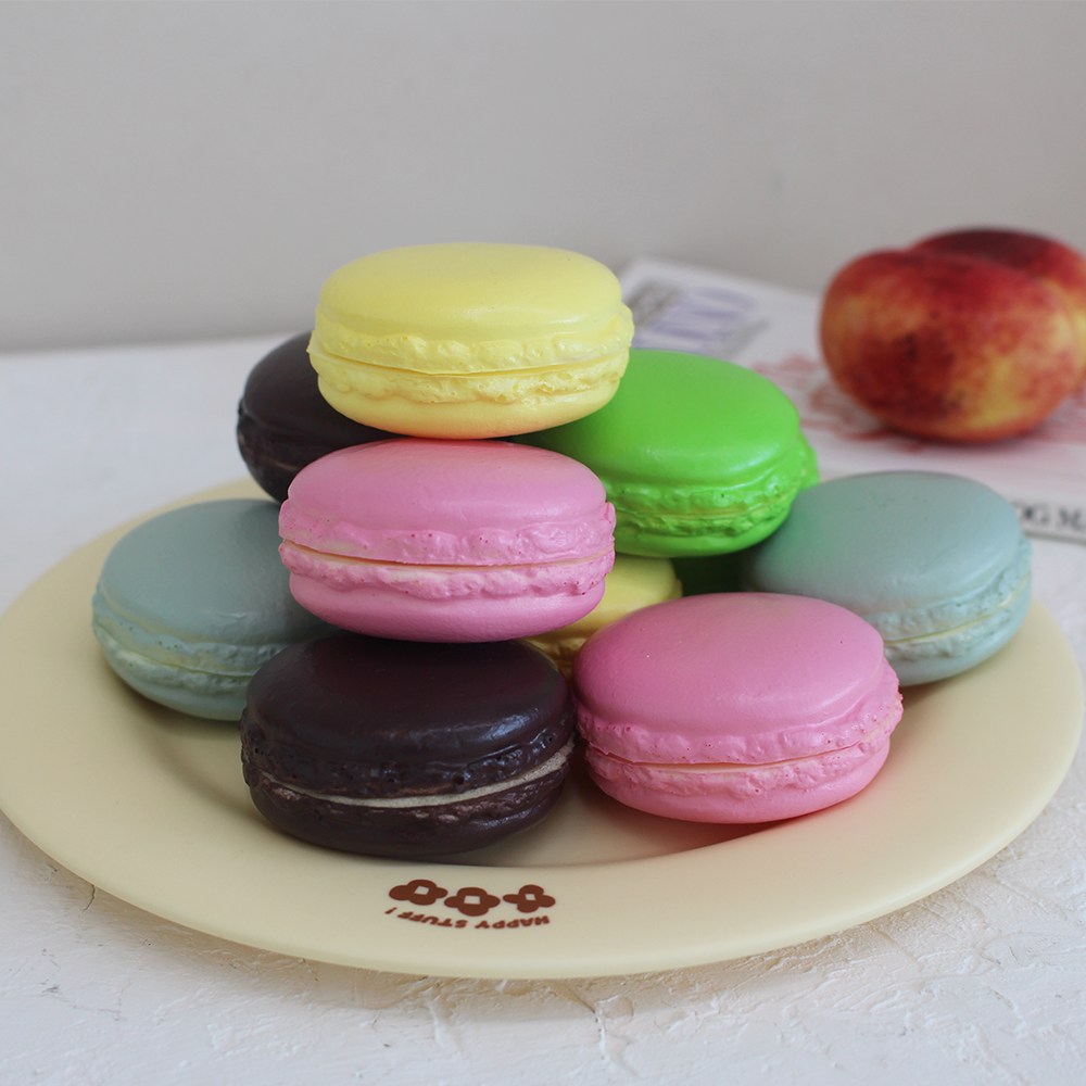 [왓위셀] 마카롱 모형 6p세트 베이커리 장식 소품 11,900원