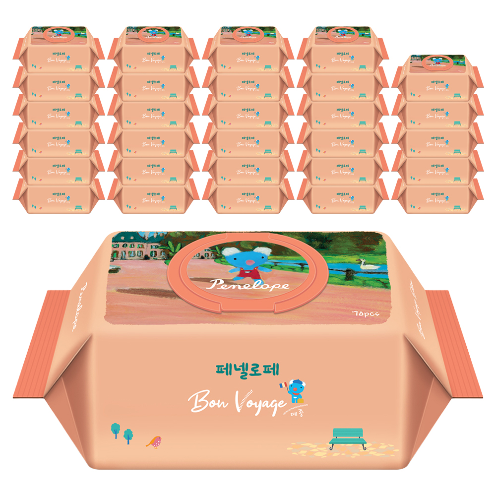 페넬로페 본보야지 메종 아기물티슈 캡형 35,850원