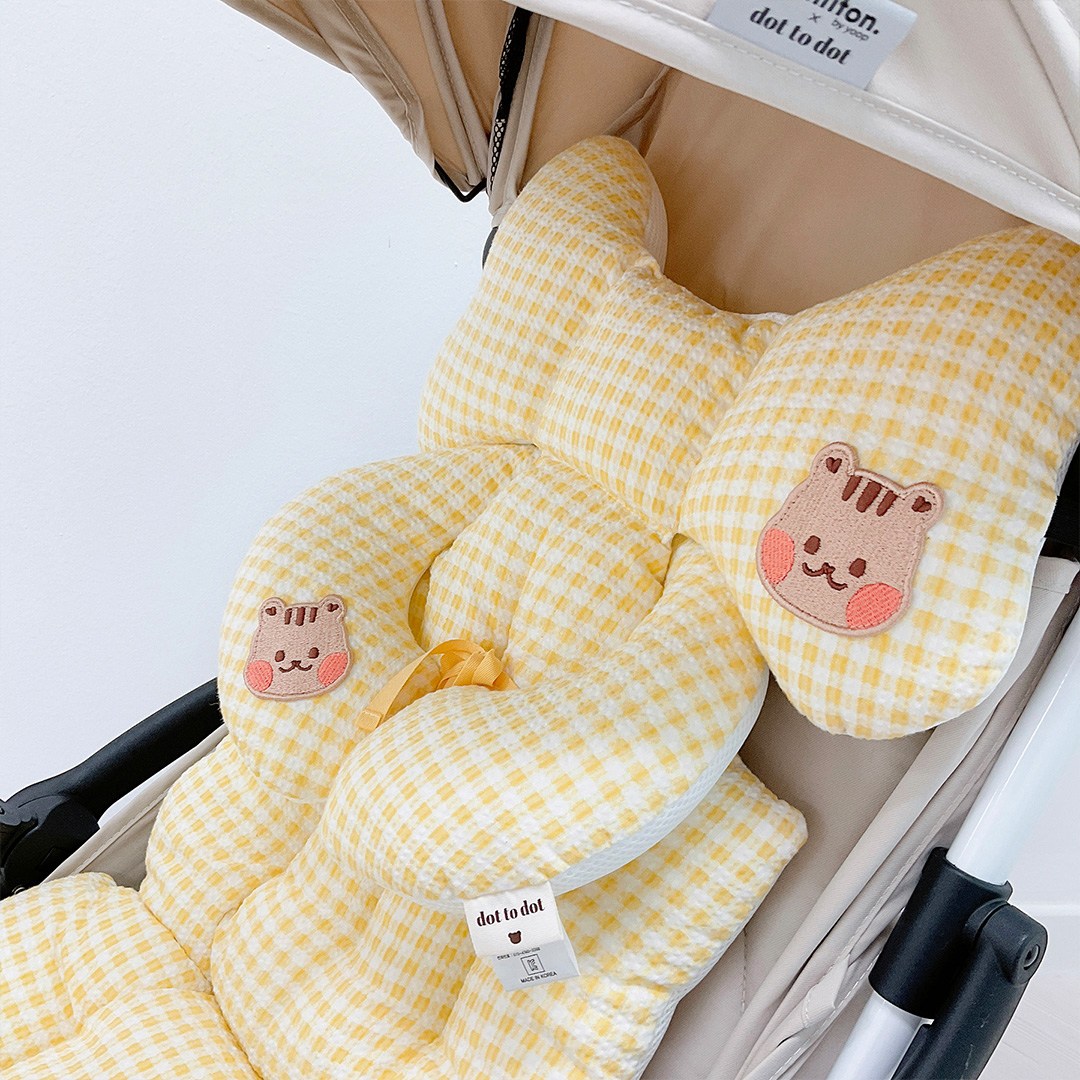 돗투돗 캔디 유모차 라이너 목쿠션 세트 35,900원