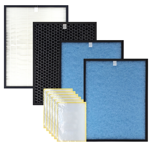 프리미엄형 가드플러스 웅진코웨이 케어스 공기청정기 호환 필터 헤파 + 탈취 + 미디엄 2p + 필터가드 6p 세트 AP-1018F AP-1013F 27,000원