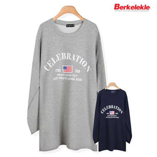 버클리클 셀리브레이션 여성 롱티 긴팔 티셔츠 여자 루즈핏 면 티 14,900원