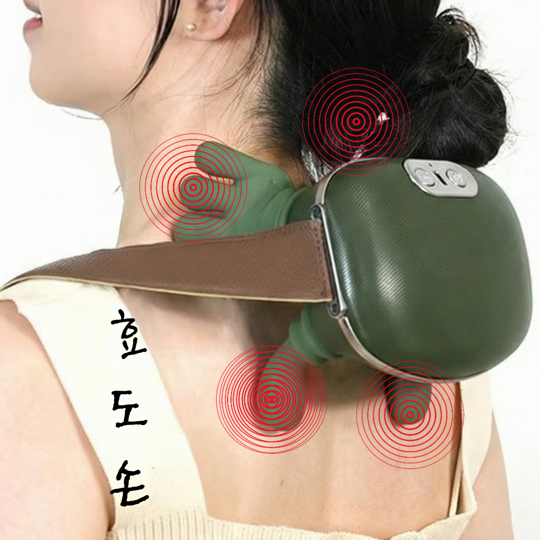 굿라이프 효도손 무선 목어깨 마사지기, 그린, 어깨목안마기 38,900원