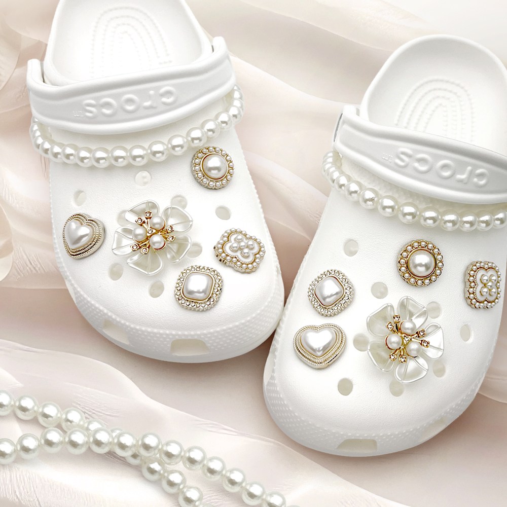 진주 꽃 파츠 체인 세트 9,480원