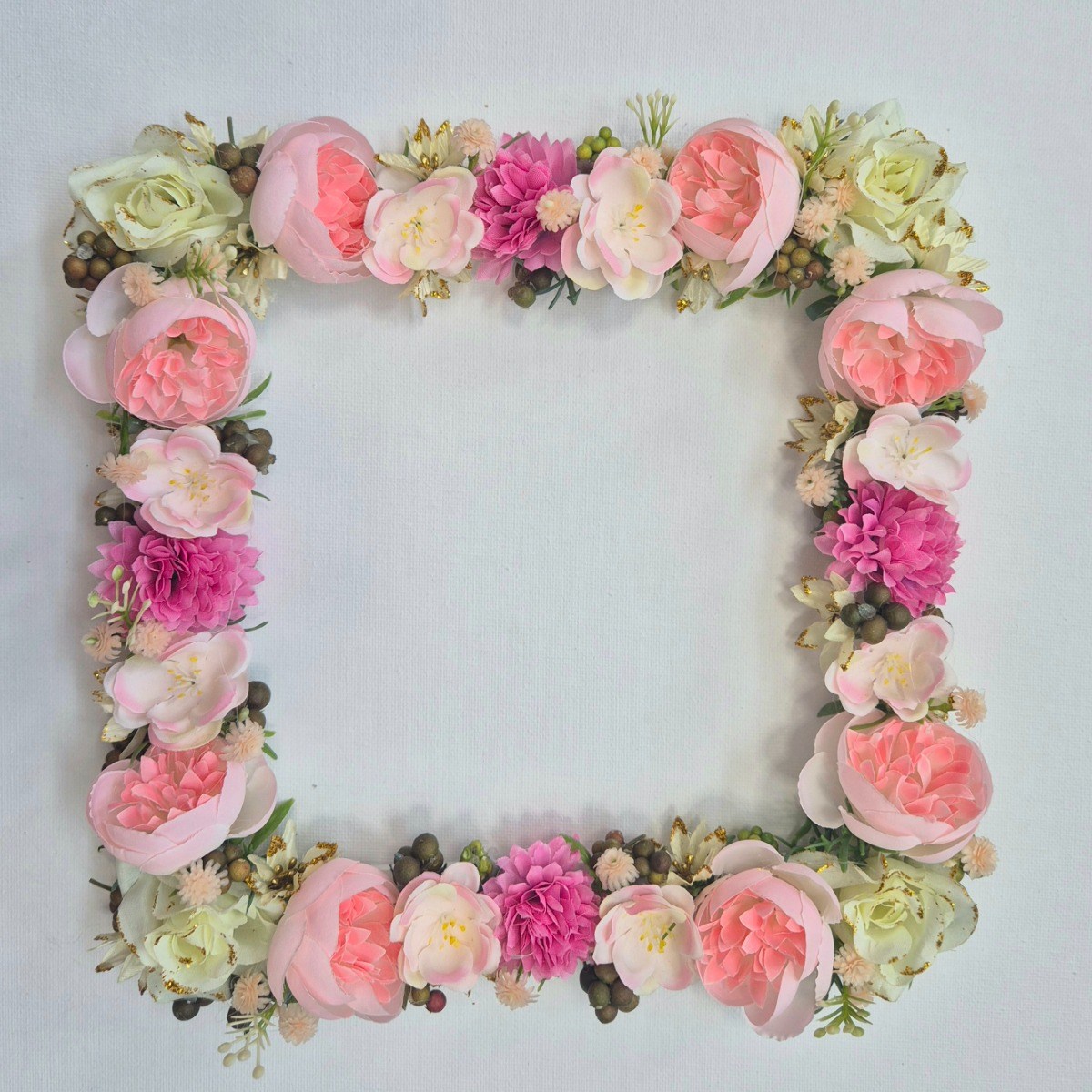 성묘 납골당 봉안당 추모원 꾸미기 핸드메이드 실크플라워 리스9종 미니꽃다발10종 미니화병3종, 1개, 사각 리스 핑크 25,000원