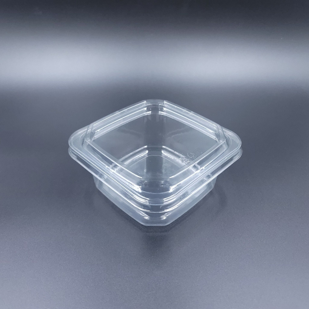 샐러드 디저트 포장 일회용품 플라스틱 용기 사각 435ml 600개 세트 144,640원
