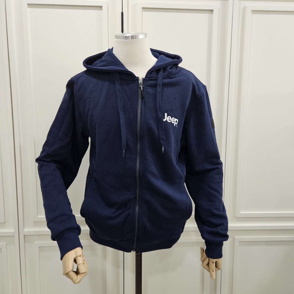 *국내 매장 정품* 지프 남녀공용 후드집업 네이비 컬러 간절기 필수템 32,000원