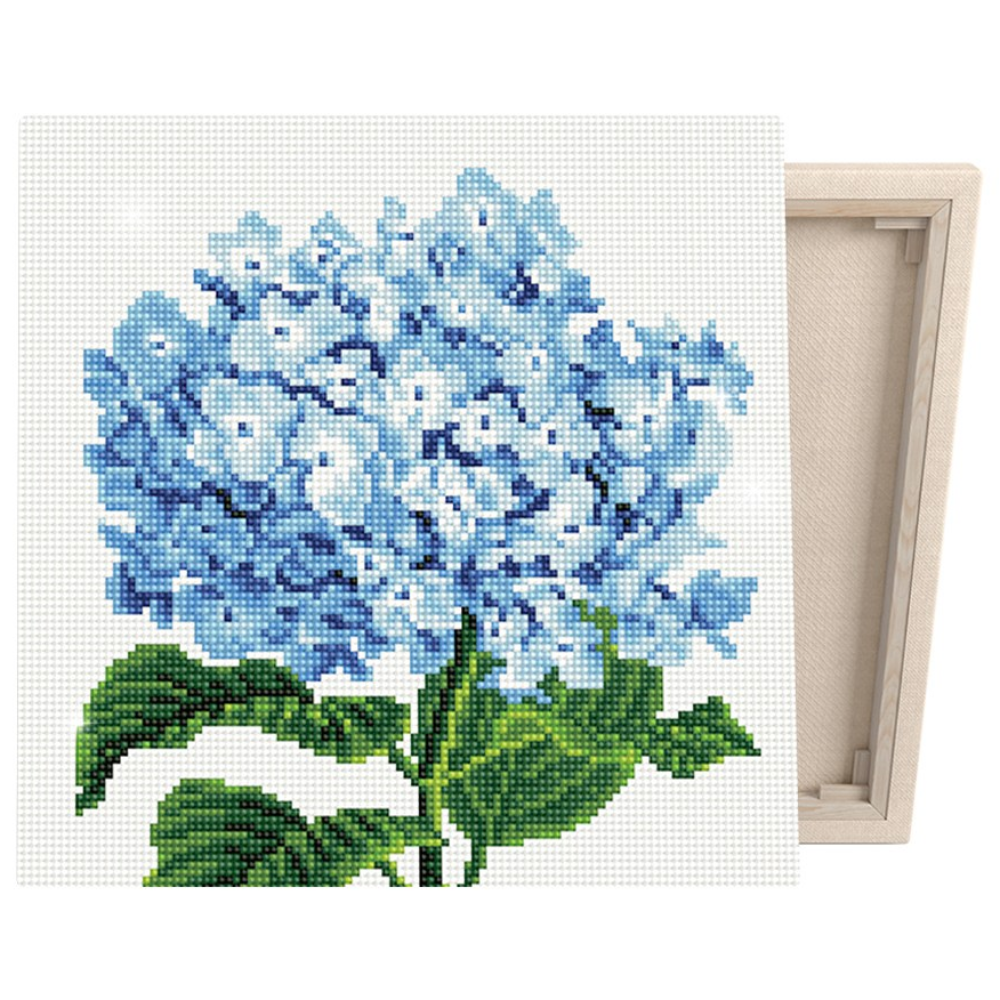 DIY캔버스형 보석십자수 30x30cm 블루수국 14,900원