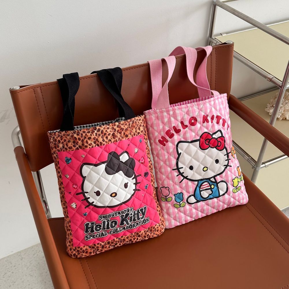 직사각 누빔 에코백 보부상백 데일리가방 캐릭터 19,000원