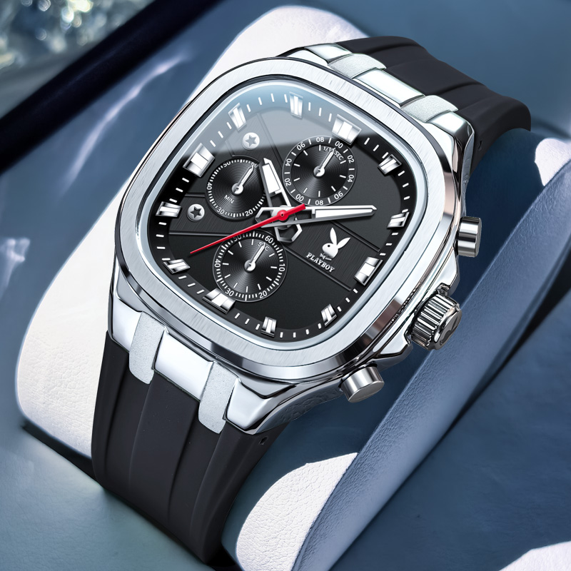 PLAYBOY 명품 브랜드 남자 손목시계 캐주얼 우레탄 밴드 86,400원