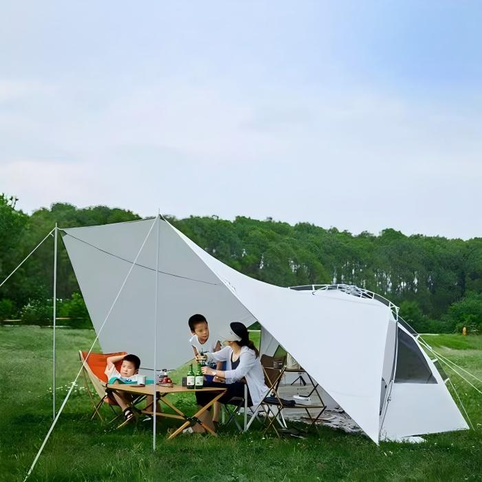 야외 보호소 접이식 수납이 용이함 디프 사계절 돔텐트 쉘터 방수 캠핑 그늘 대형 텐트 배낭여행 캠핑 에어 텐트 2~3인용, 2~3인, 회백색의 하늘은 캄캄합니다 78,900원