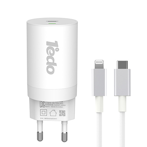 1edo GaN 20W PD PPS  고속 충전기 C to 라이트닝 8핀 케이블 3A/1M 포함 16,350원