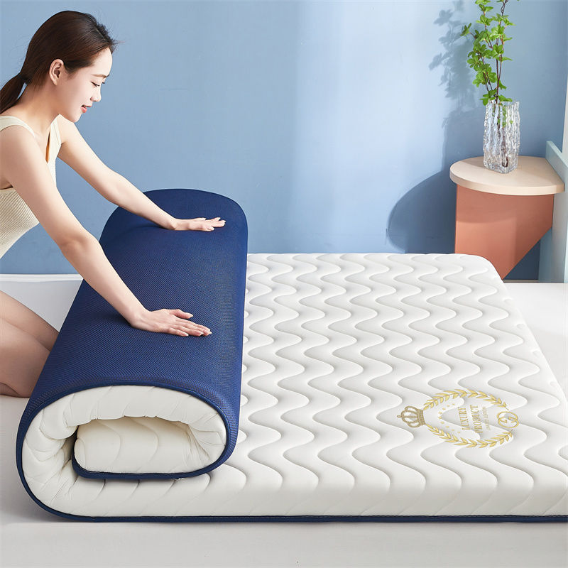 BYOU 목편한 천연 라텍스 메모리폼 매트리스 허리에좋은매트리스 학생 기숙사 메트리스 9cm, 크림화이트 115,800원