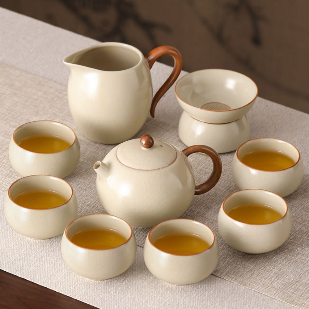 잔 찻잔 가정용 럭셔리 미황여요 신상 차술 다기세트 도자기 럭셔리차  고급 2025년 찻주전자 보이차 쿵푸 83,500원