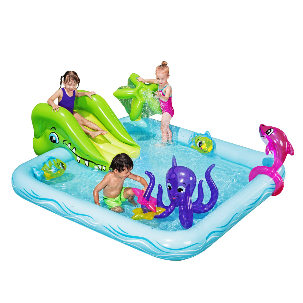 베스트웨이 피쉬토이 분수 미끄럼 물놀이 풀장 BW 53052 57,500원